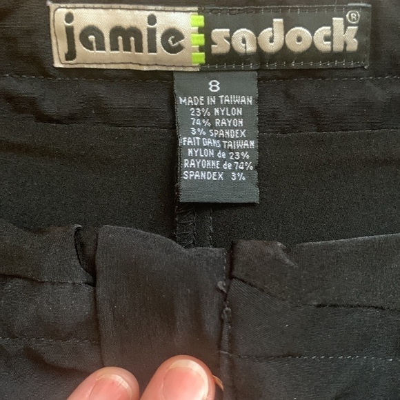 Jamie‎ Sadock Golf Tennis Black Skirt Skort Size 8 - Picture 5 of 6